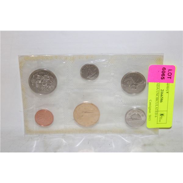 1990 CANADA UNCIRCULATED 6 COIN SET
