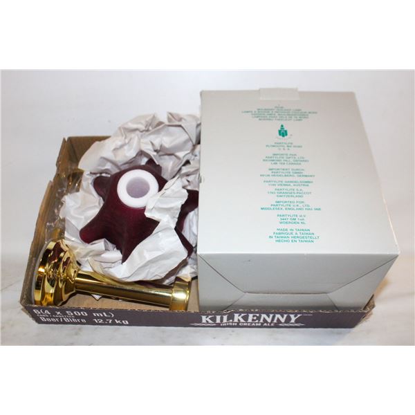 PARTYLITE "MULBERRY" TEALIGHT LAMP