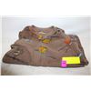 Image 1 : PEKKLE UNISEX FLEECE ONESIE BROWN HELIS SZ 5T