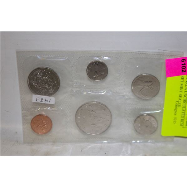 1983 CANADA UNCIRCULATED RCM COIN SET MINT SEALED