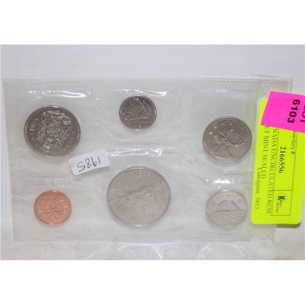 1985 CANADA UNCIRCULATED RCM COIN SET MINT SEALED