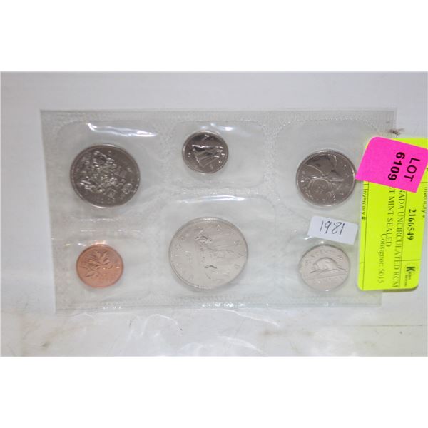 1981 CANADA UNCIRCULATED RCM COIN SET MINT SEALED