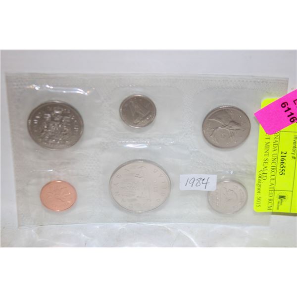 1984 CANADA UNCIRCULATED RCM COIN SET MINT SEALED