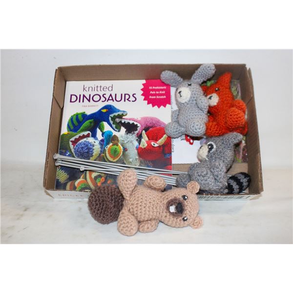 KNITTING ANIMAL BOOKS, KNITTED ANIMALS &