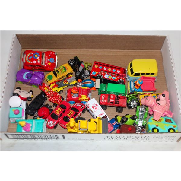 30 CARTOON CARS & TRUCKS - NINJA TURTLES,