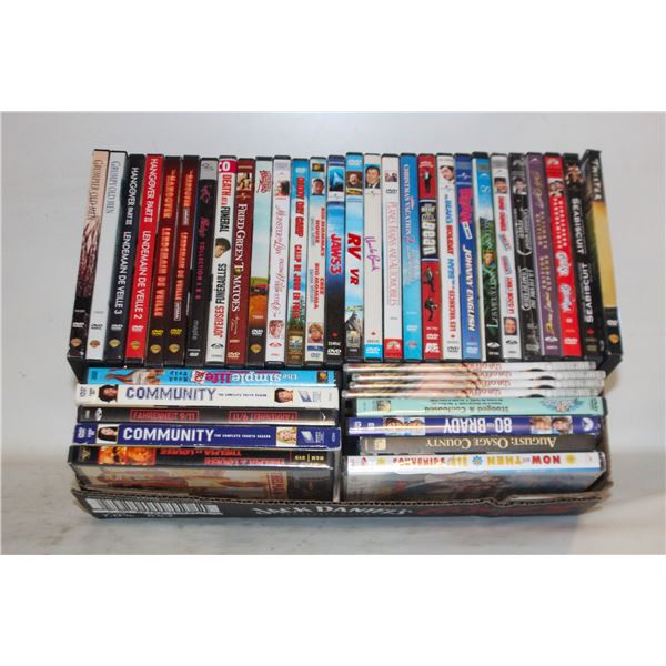 DVDS - 40 COMEDY & ADVENTURE DVDS