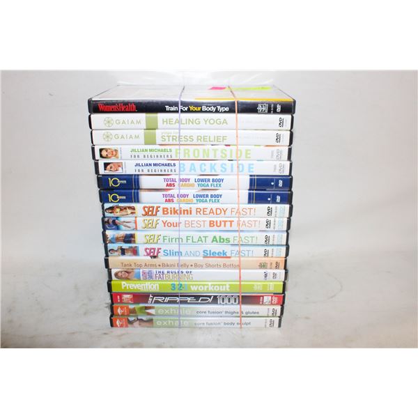 DVDS - WOMENS EXERCISE DVDS