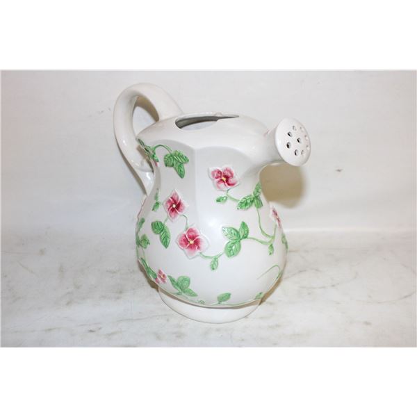 1991 SCHMID MUSICAL FLOWERED TEAPOT,