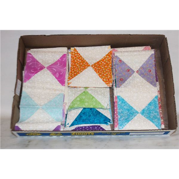 115 SQUARE BLOCKS FOR QUILTS 4.5"X4.5"