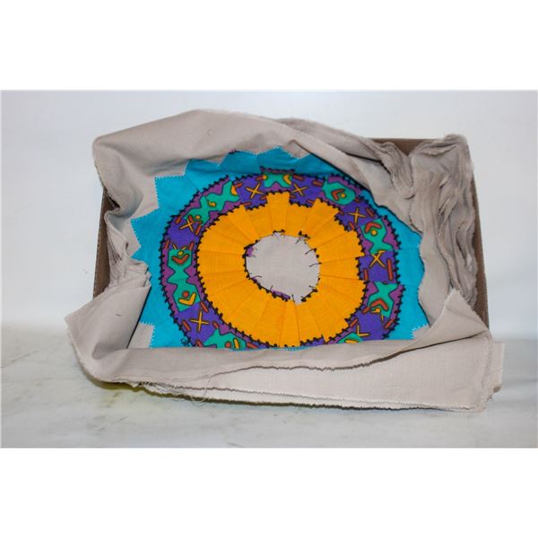 12 BLOCKS FOR QUILTS 17"X18", COTTON, ESTATE