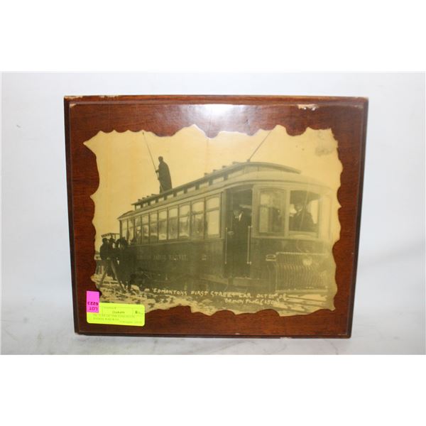 PICTURE OF 1908 EDMONTON RADIAL RAILWAY,