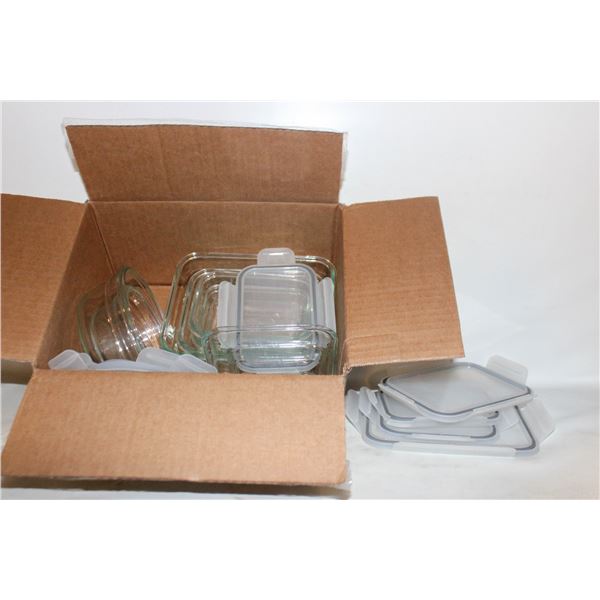 REPACKED 16PC GLASSLOCK STORAGE CONTAINERS