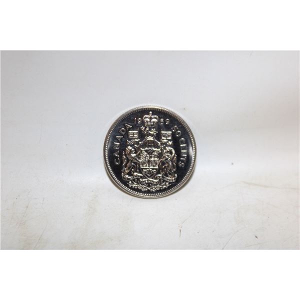 1969 50-CENT CANADA COIN COAT OF ARMS