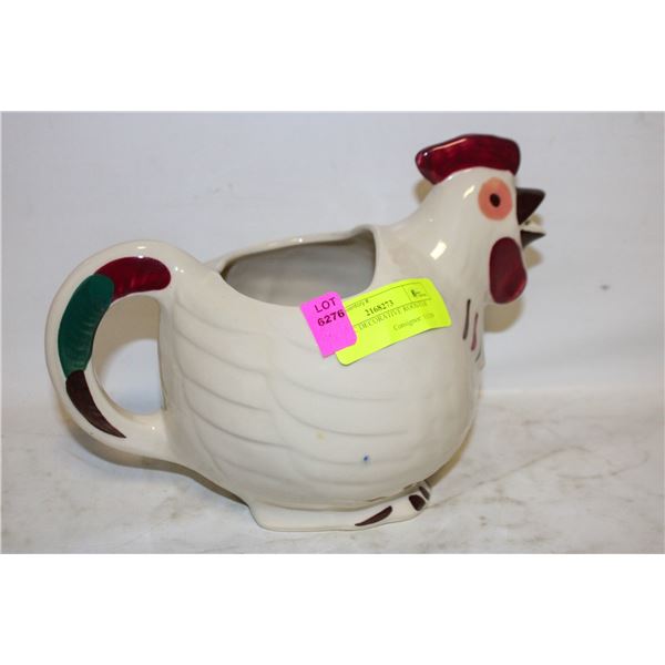 CERAMIC DECORATIVE ROOSTER