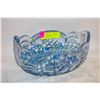 Image 1 : DECORATIVE GLASS BOWL WITH GLASS MARBLES 9"