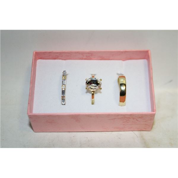 NEW 3PCS/SET RING SET SZ7