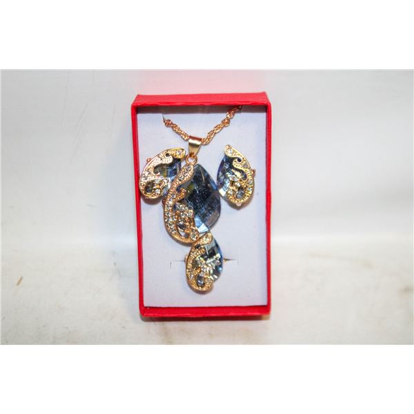 NEW NECKLACE AND RING WITH EARRINGS