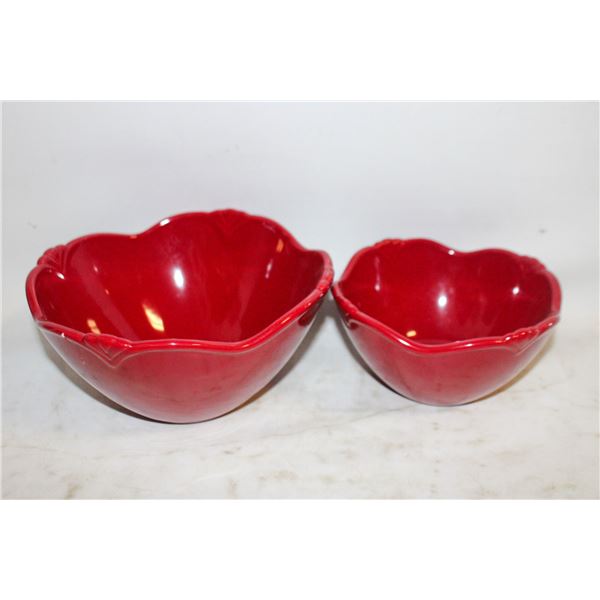 TWO PAVILLION BY PRINCESS HOUSE BOWLS