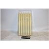 Image 1 : BOX OF 6 FLAMELESS TAPER CANDLES WITH REMOTE