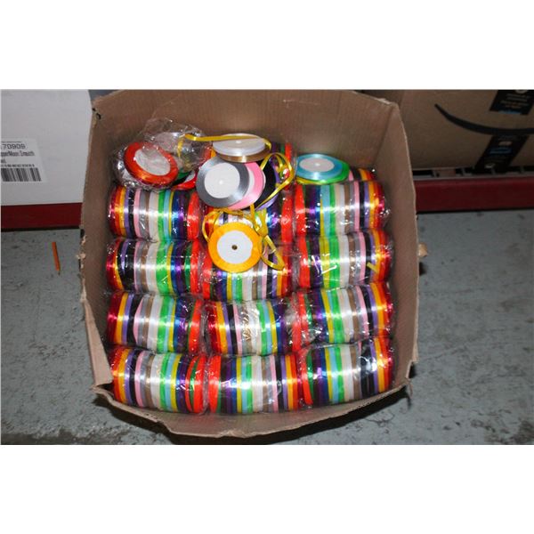 25 SLEEVES OF RIBBON