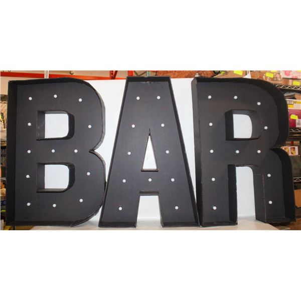 CUSTOM SET XL MARQUIS BAR LIGHTS (WEDDING)