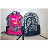 Image 1 : PUMA PINK BACKPACK & DINOSAURS BACKPACK