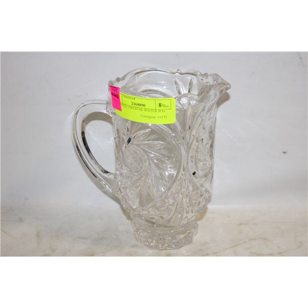 PINWHEEL CRYSTAL WATER JUG