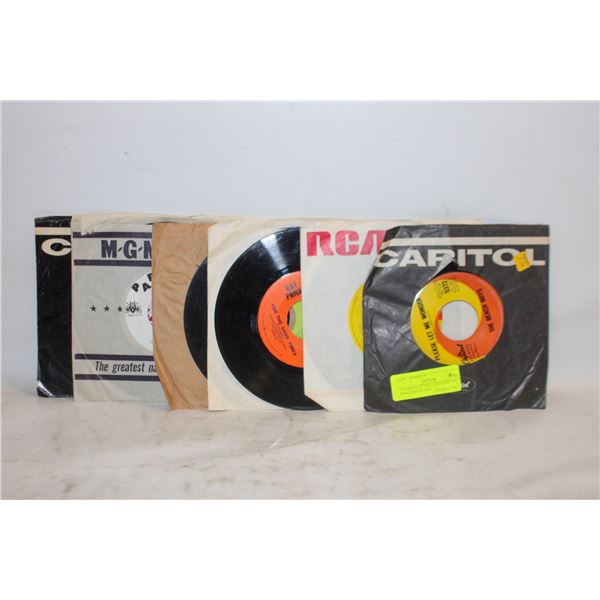 9 X SMALL 45 VINYL RECORDS INC BEACH BOYS AND