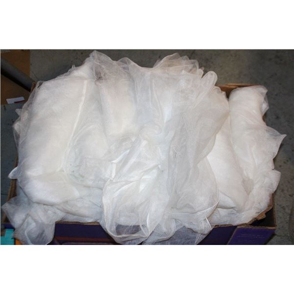 WEDDING BACKDROP  27 - 110×98" SHEER CURTAINS