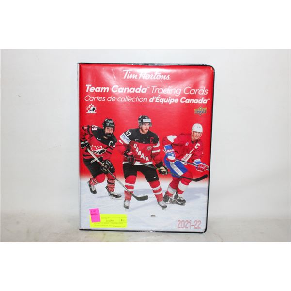 HOCKEY CARDS - TIMHORTONS TEAM CANADA 2021-22.