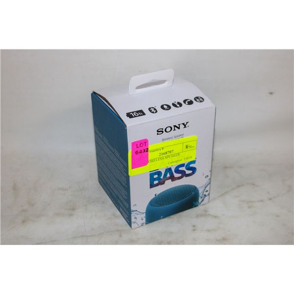 SONY WIRELESS SPEAKER