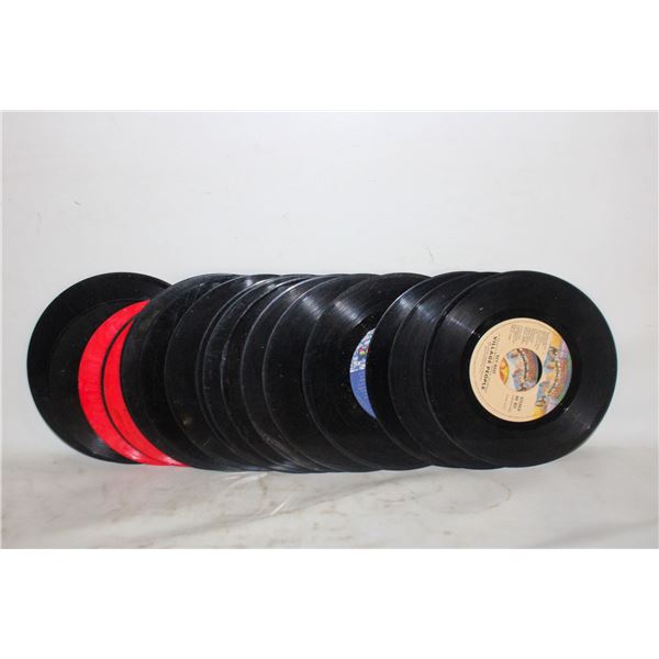 VINTAGE 45'S RECORDS ELVIS DOLLY PARTON ROD STEWAR