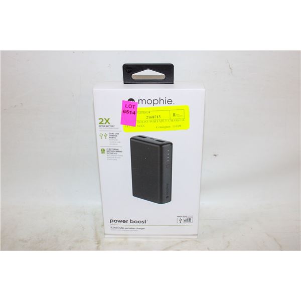 POWER BOOST PORTABLE CHARGER 5,200MAH