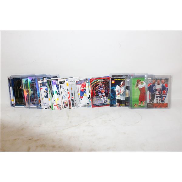 LOT COLLECTOR SPORTS CARDS ASSORTED