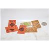 Image 1 : LOT ANTIQUE CANADIAN SUBWAY TICKETS TOKENS