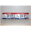Image 1 : MATCHING IDAHO DISABLED LICENSE PLATES