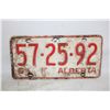 Image 1 : 1965 ALBERTA LICENSE PLATE