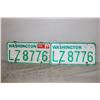 Image 1 : MATCHING WASHINGTON LICENSE PLATES