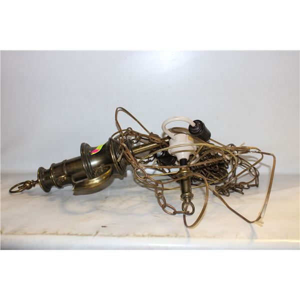ANTIQUE LIGHT FIXTURE