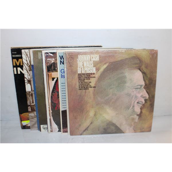 VINTAGE JOHHNY CASH "THE WALLS OF A PRISON" VINY