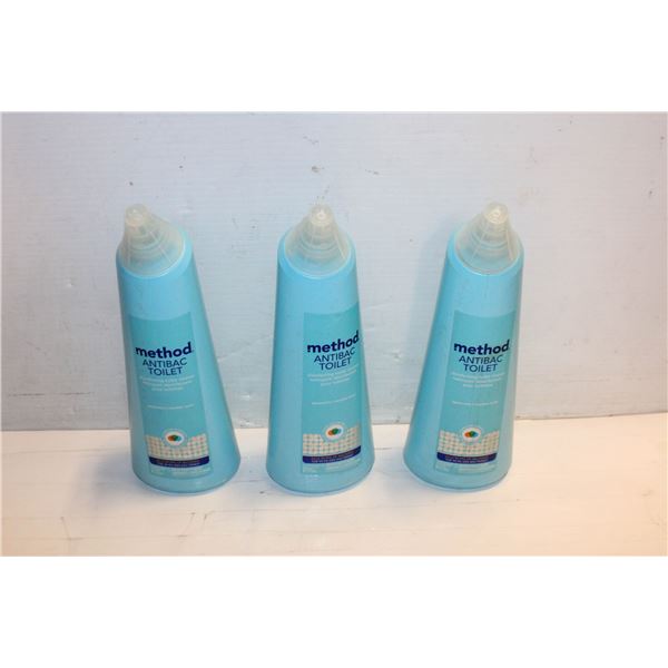 3 PACK METHOD ANTI BACT TOILET CLEANER