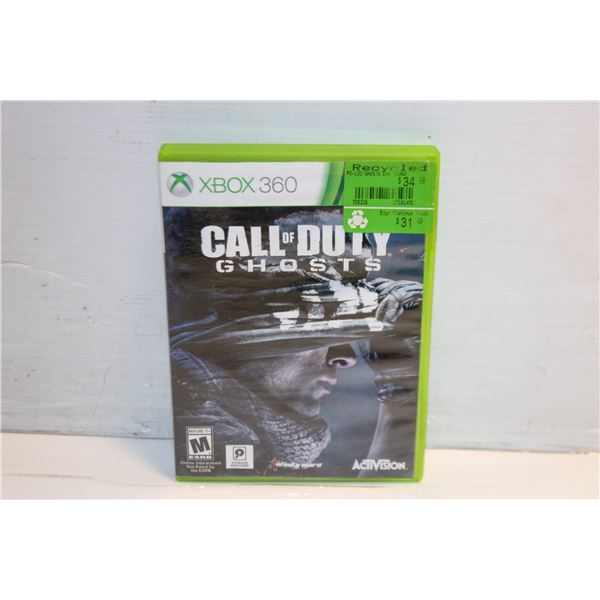 CALL OF DUTY GHOST XBOX 360