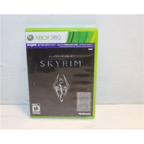 SKYRIM XBOX 360 GAME