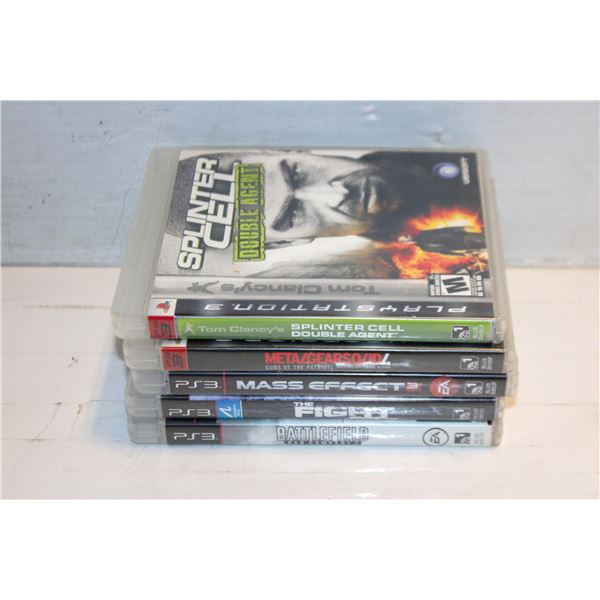 5 PS3 GAMES
