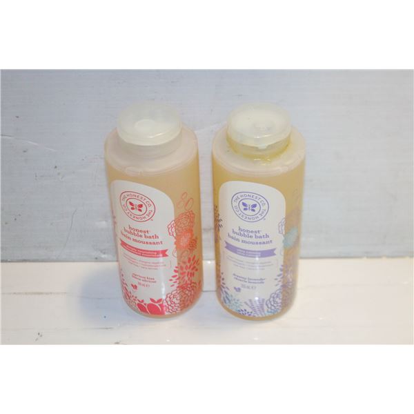 2 HONEST BUBBLE BATH LAVENDER + APRICOT