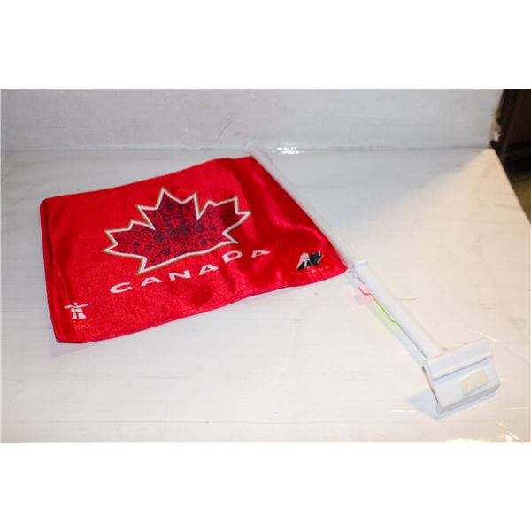 NEW CROSBY CAR FLAG OLYMPICS AUTO-PRINTED SIGNED