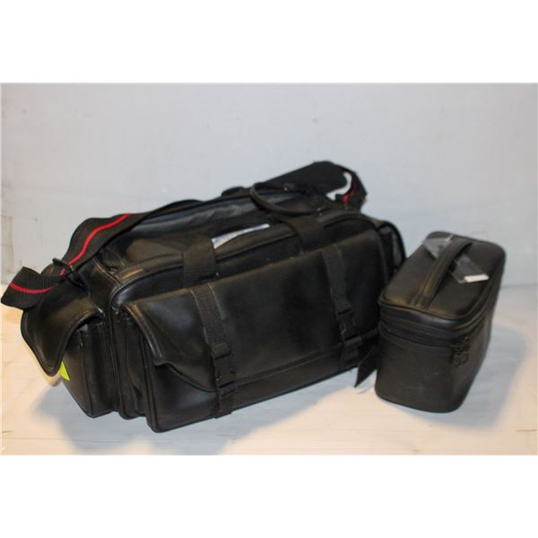 MENS BLACK VINTAGE BAG CAMERA