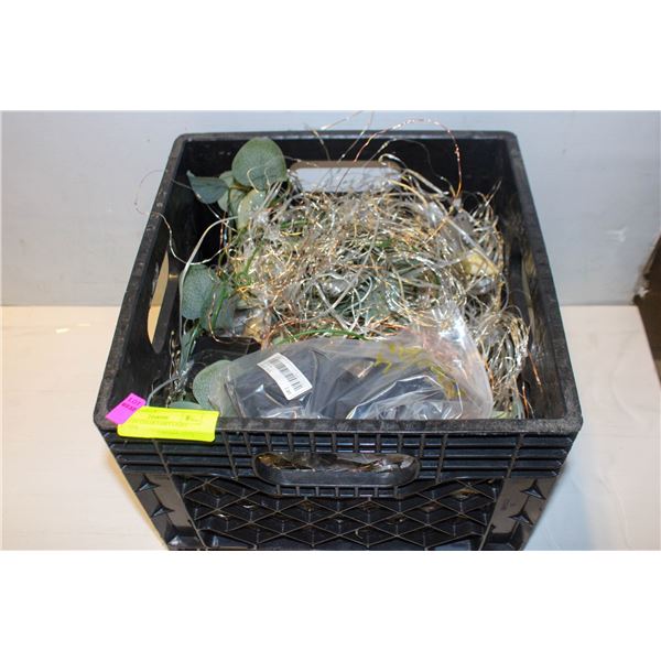 CRATE OF CLEAR FAIRY LIGHT CURTAINS