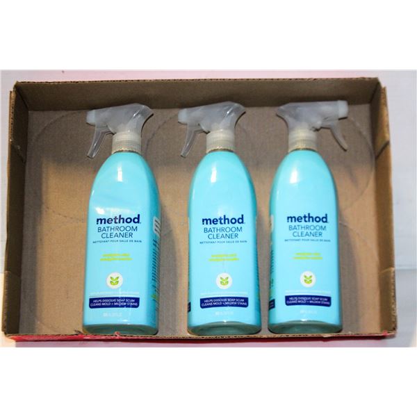 3 PACK METHOD BATHROOM CLEANER