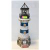 Image 1 : GARDEN LIGHTHOUSE ROTATING LIGHT SOLAR 2 FT TALL